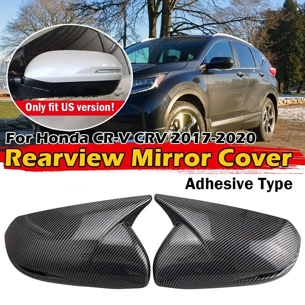 Für UNS Version Honda CR-V CRV 2017-2020 Auto Aufkleber Rück Seite Spiegel Abdeckung Flügel Kappe Außentür Rückansicht fall Trim Carbon