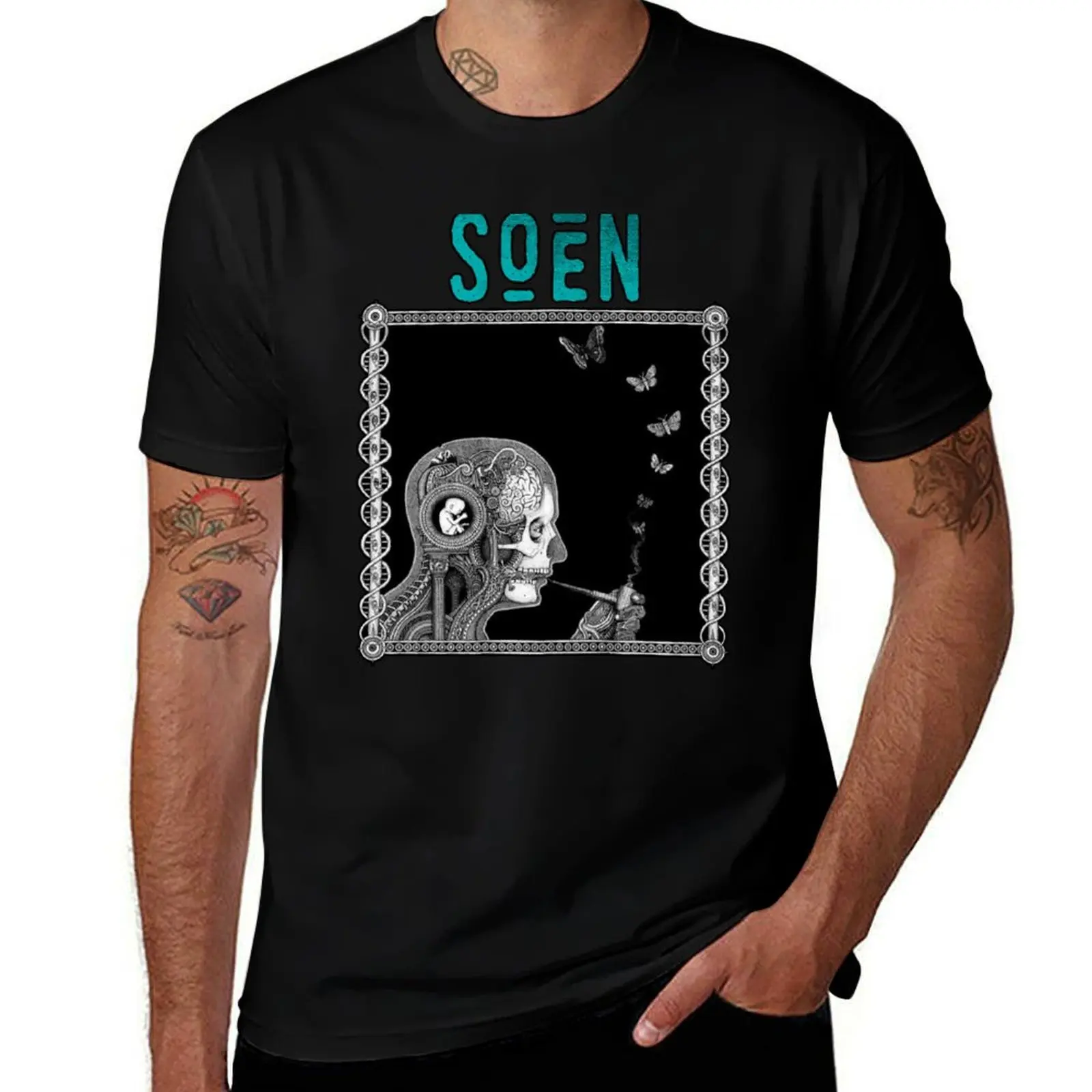 

SoeN T-Shirt t shirts for man slim fit black cotton t-shirt plain for man package T-Shirt