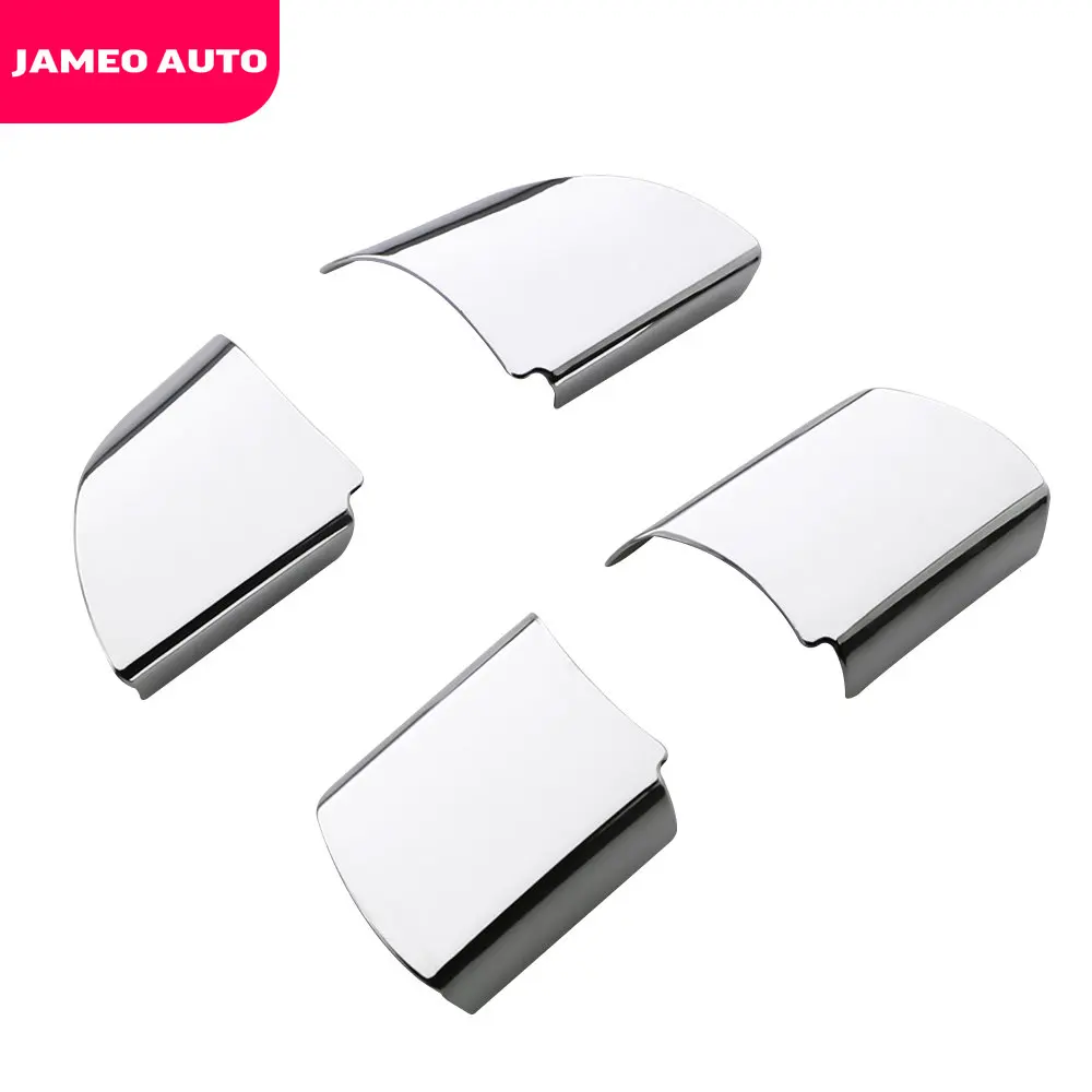 ABS Chrome Steering Wheel Panel Trim Sticker for Ford Focus 2 MK2 2005 - 2011 Car-Styling Stickers 4Pcs/Set Car Accessories