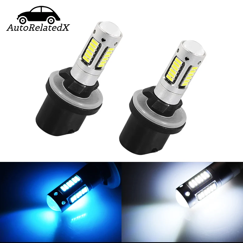 2pcs H27w/1 880 Led Bulbs Fog Lights For Cars Led Fog Driving Lamp 4014 Chips 30smd Car Light Sourse White Blue H27w1 H27 Led