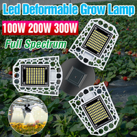 E27 LED Grow Light Greenhouse Plantlamp Hydroponics Plants Light 100W 200W 300W For Flower Seeds Indoor Cultivation Grow Tent