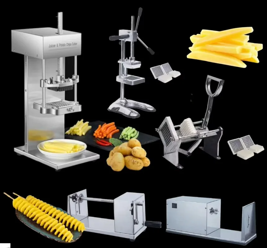 Electric Manual Automatic Chip Cut Twist Spring Tornado Spiral Potato Twister Cutting Cutter Slicing Slicer Tower Making Machine