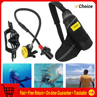 1L   DIDEEP 1L Mini   Diving Set with Breather/Relief Valve//Strap/Diving Goggles Oxygen  Diving Set