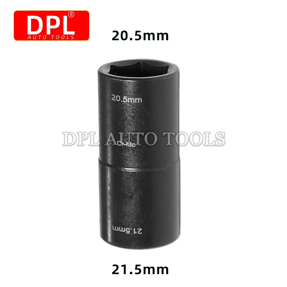 4PCS 1/2-inch Drive Lug Nut Flip Socket Set 18.5 x 19.5mm, 20.5 x 21.5mm,17.5 x 22.5mm