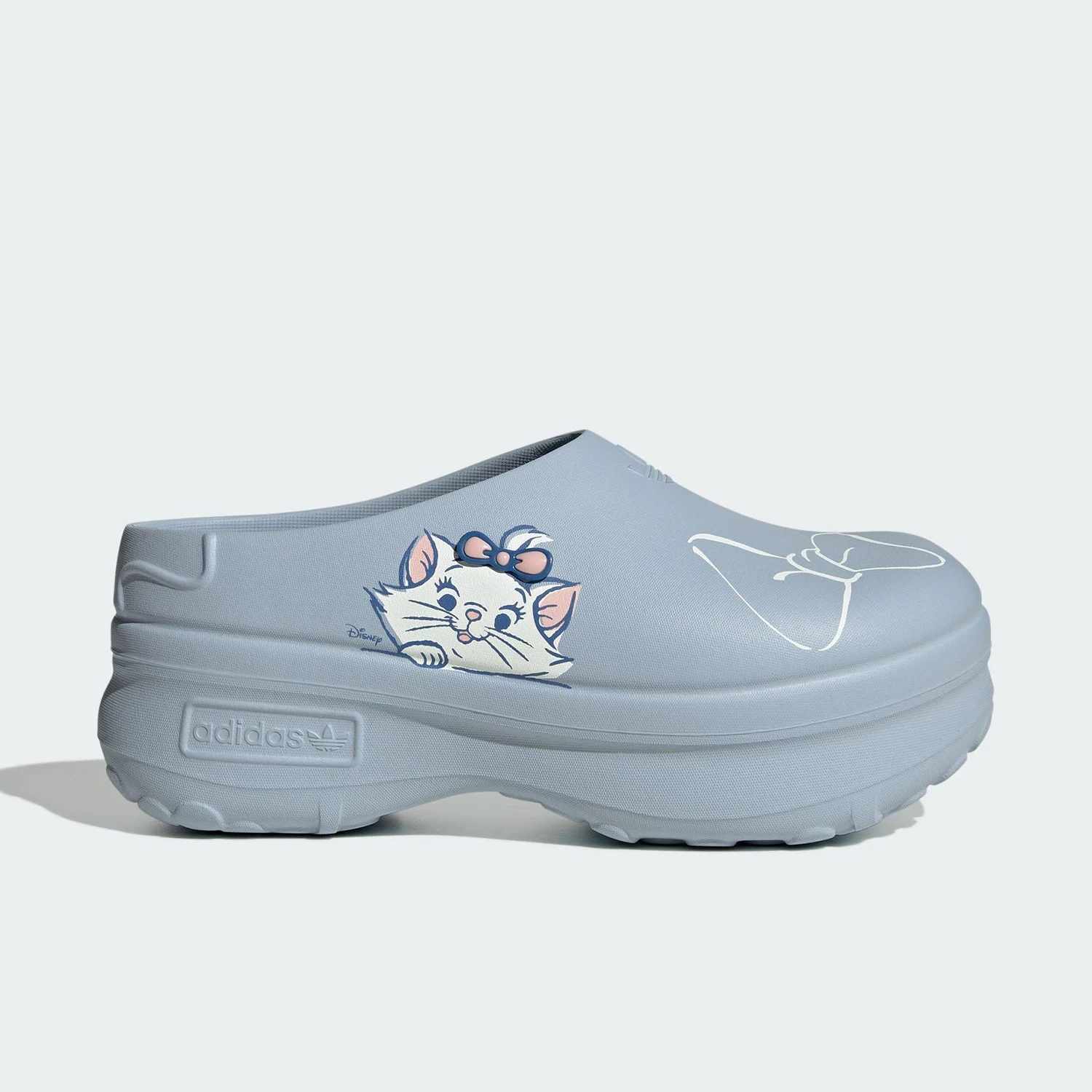 

Adidas genuine clover women's fashionable and cute casual thick soled slippers JR4245