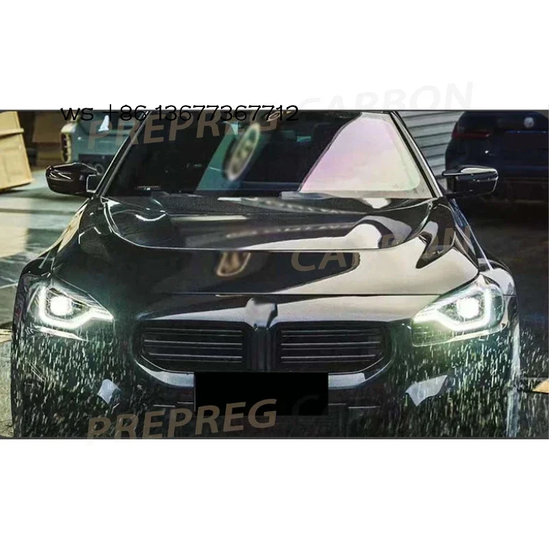 

M2 G87 2023+ Cover Carbon Fiber Body Kit Trim Front Vents Engine Bonnet Hood Car Accessories