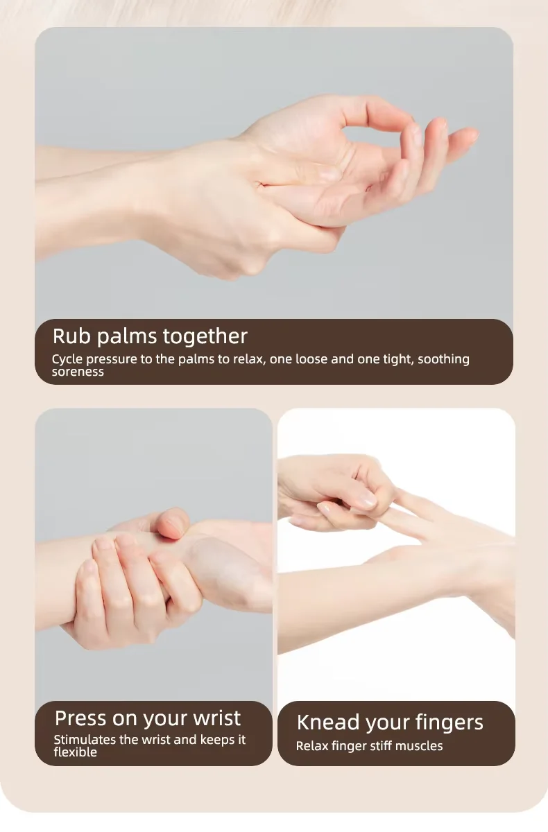 جديد وصول إصبع اليد مدلك الكهربائية باليد معدات التدليك اليد الكهربائية مُدلك بالاهتزاز #4