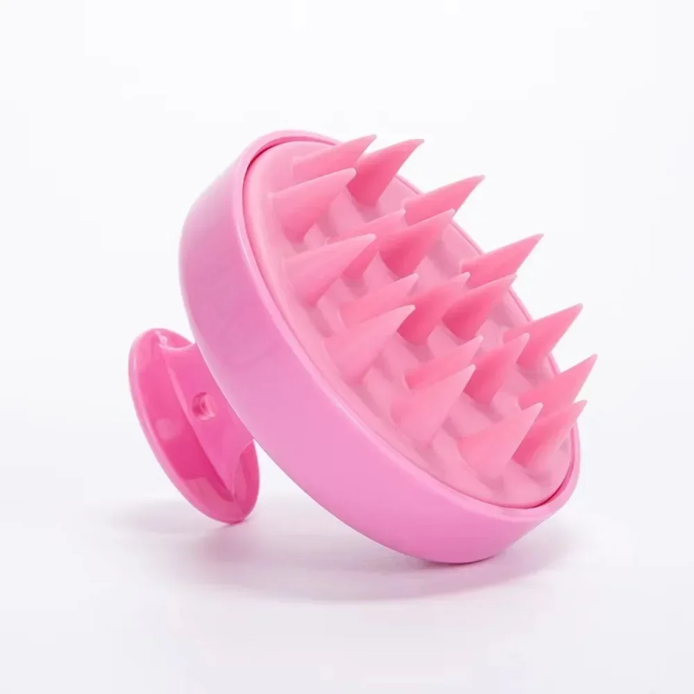 

New Brush Silicone Shampoo Brush Hair Scalp Massager for Hair Growth Silicone Shampoo Brush Handheld Soft Scalp Massage