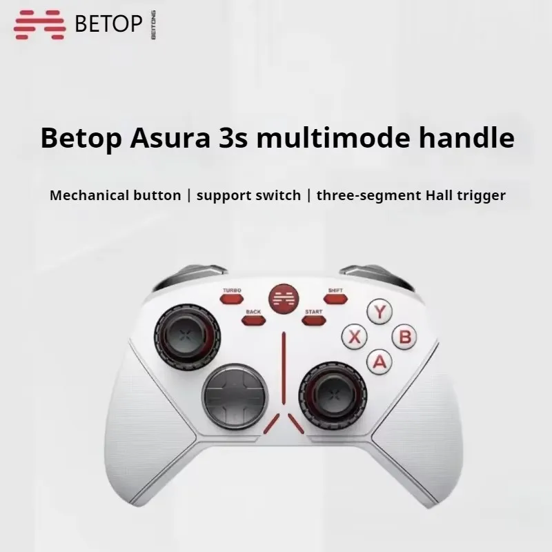 

Betop ﻿ Asura 3s Multi-Mode Mechanical Game Controller With Hall Trigger True Six Axis Motion Sensing Support For SWITCH PC