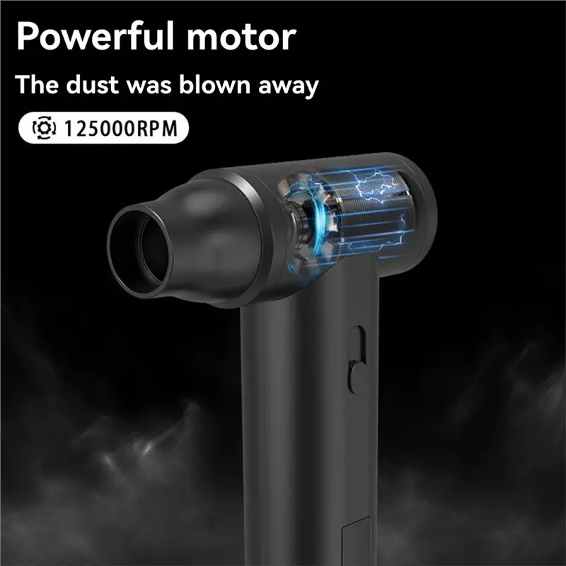 【RECOMENDAR】مروحة نفاثة بدون فرش، منفضة هواء كهربائية، مروحة توربو صغيرة لإزالة الغبار، منفاخ جاف نفاث #4