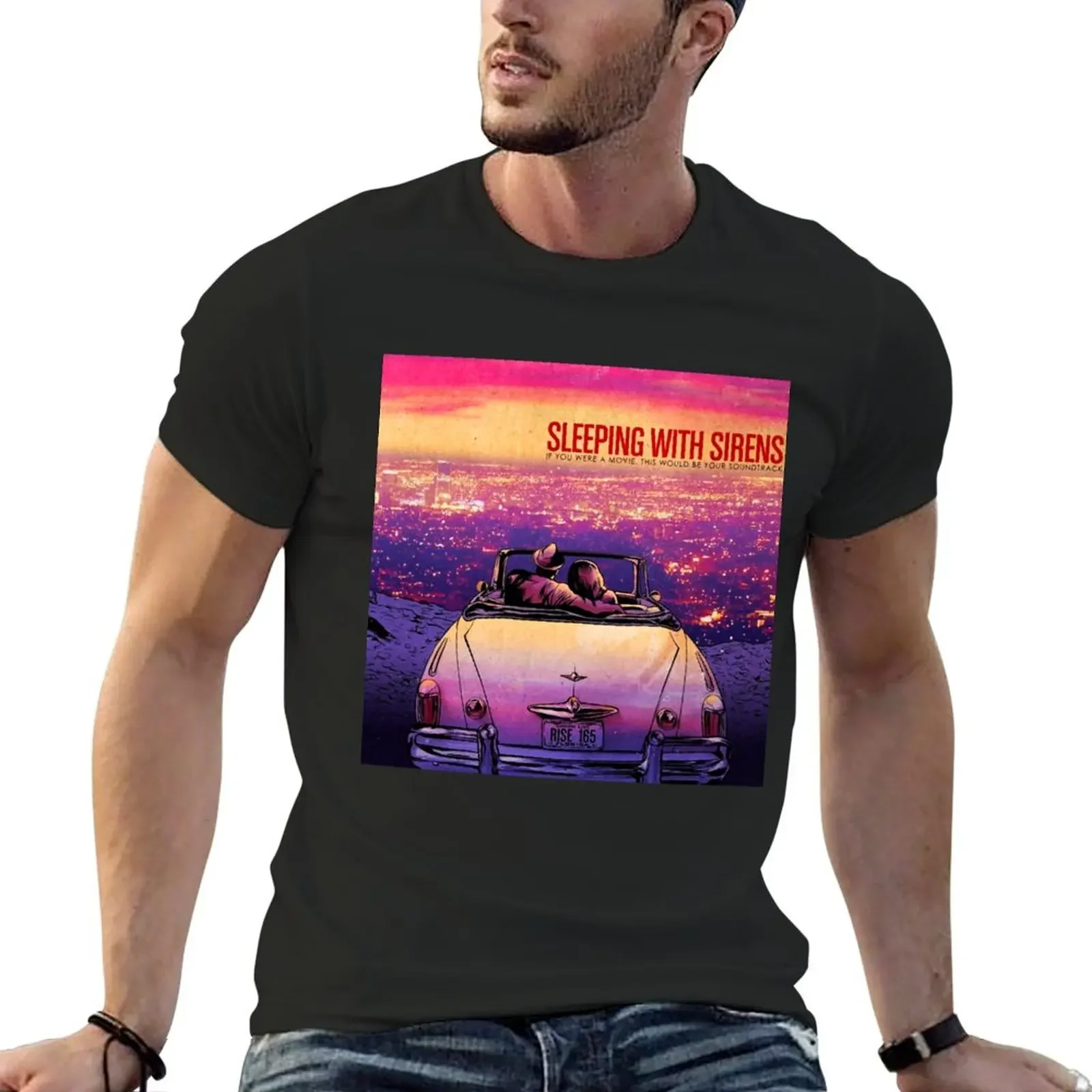 

Beautiful Model Sleeping With Sirens Romantic Movie Classic Fans T-Shirt tops heavyweights summer clothes sweat shirts, men