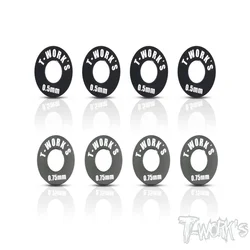 Original T works TO-248-M Front Track Width Adj. Spacer 0.5mm & 0.75mm ( For Mugen MBX7/7R/MGT7/MBX8/Mugen MBX8R ) Rc part