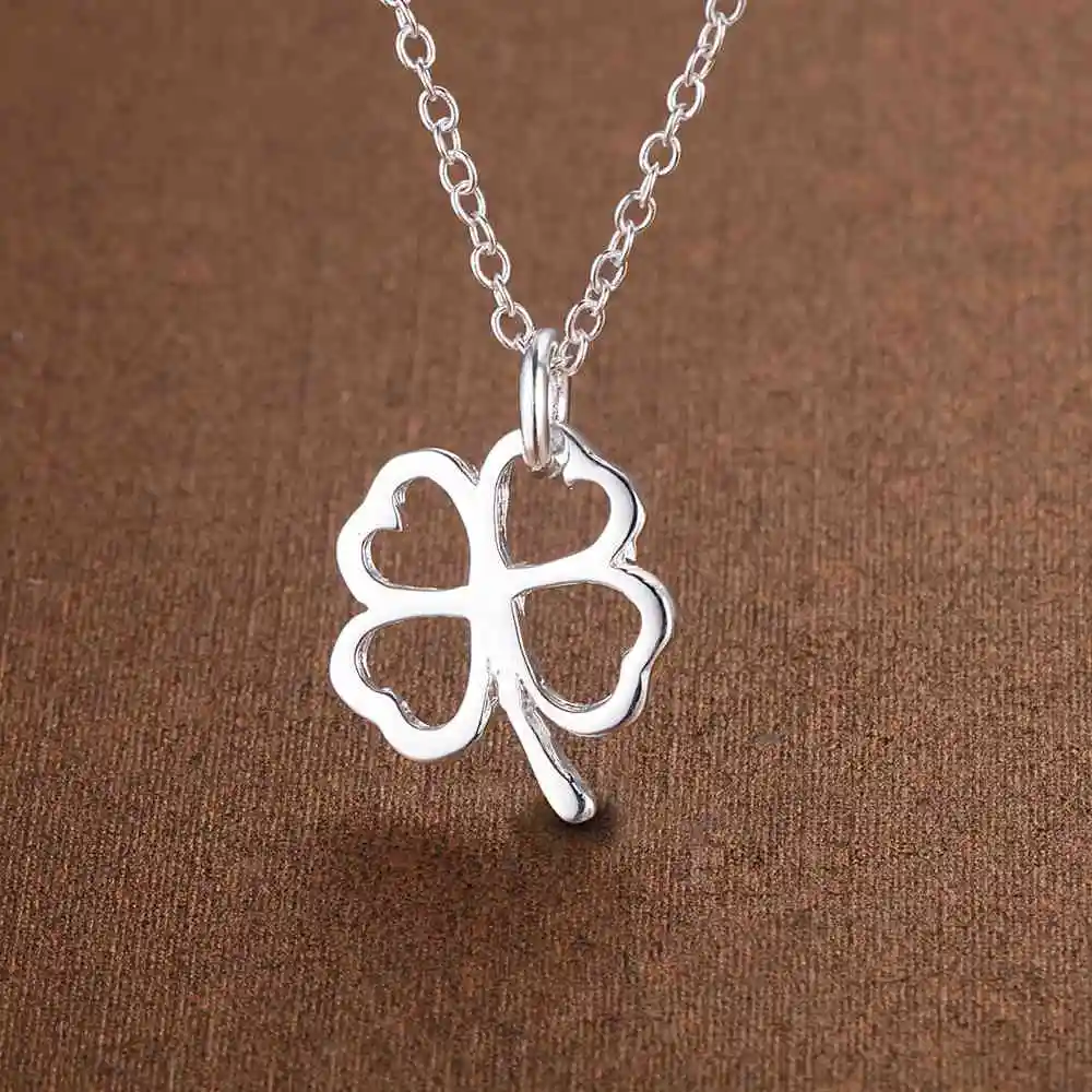 SAY Silberfarbene Herz-Anhänger-Halskette, wunderschön für Damen, modisch, Hochzeit, Verlobung, Schmuck, Geschenke