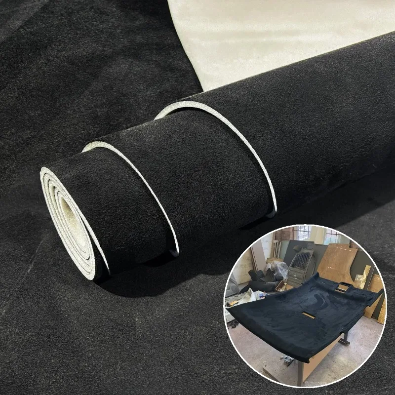 

Car Headliner Suede Fabric with Foam Backing - Auto Interior Ceiling Renovation Material for Car/Truck Roof Replacement No Glue