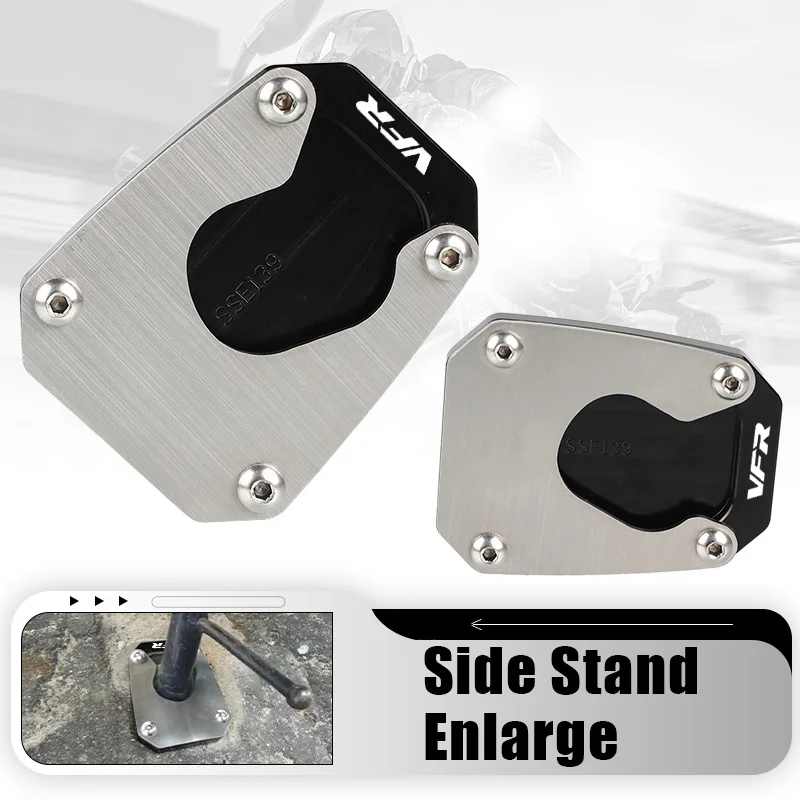 

For HONDA VFR1200X VFR 1200X VFR800X 1200 CROSSTOURER/DCT Kickstand Side Stand Enlarger Extension Pad Support Plate Accessories