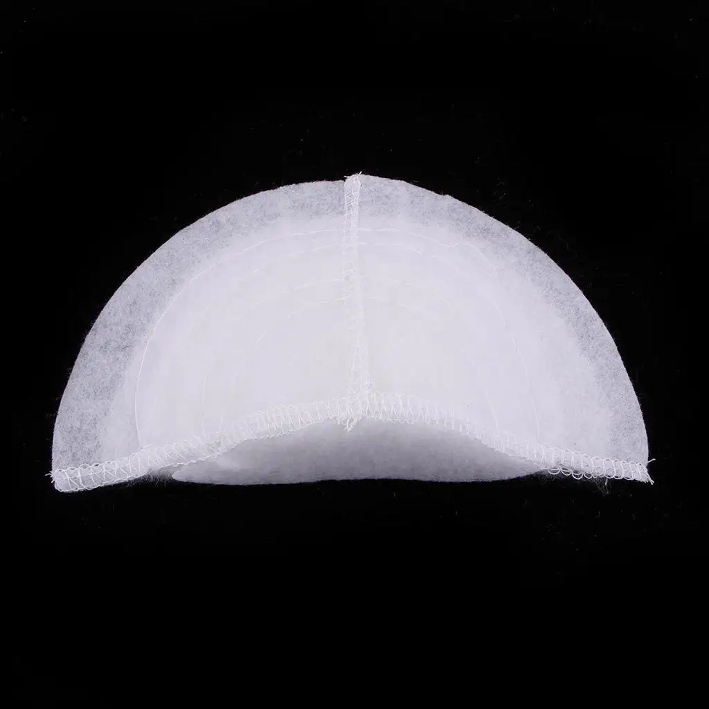 White Cotton Shoulder Pads Sew Accessories for Womens Clothing Tailoring Pads Lingerie Accessories for Suits and Jackets