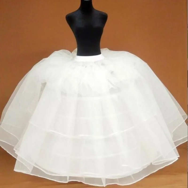 

Puffy 6 Hoops Wedding Petticoat Crinoline Slip Bridal Underskirt In Stock High Quality Customized