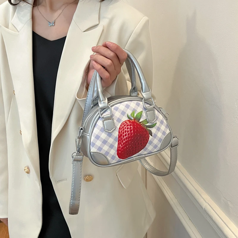 

Chic Minimalist Textured Leather Bag - Unique Vintage Inspired Square Satchel With Crossbody Strap And Designer Details