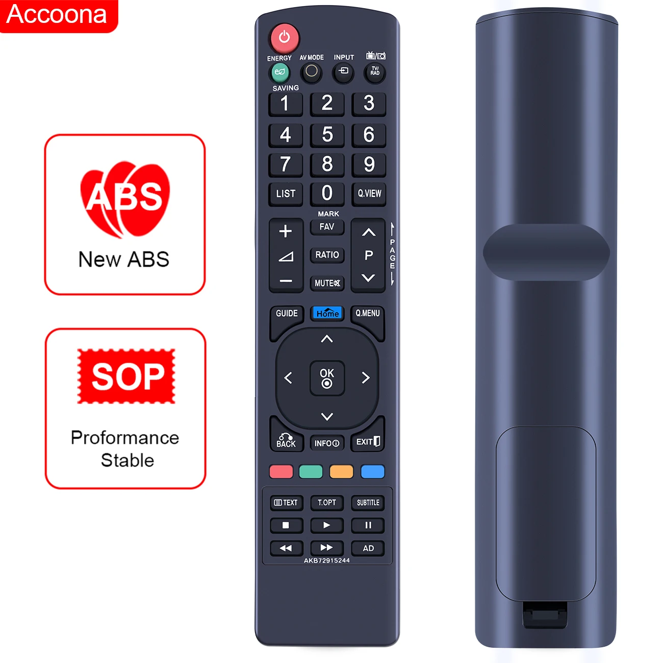 AKB72915244 Replaced Remote for TV 55LD650UA, 52LD550, 46LD550UB, 47LD650UA