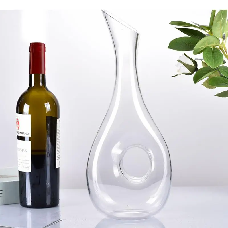 Glass Decanters Wine Bottles Bar Tools Dispenser Home Solid Color Crafts Barware Decanter Accessories 1000ML
