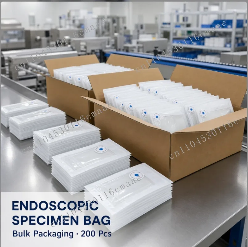 Sterile Laparoscopic Specimen Retrieval Bag Single‑Use Endoscopic Tissue Collection Pouch For Operating Room Use