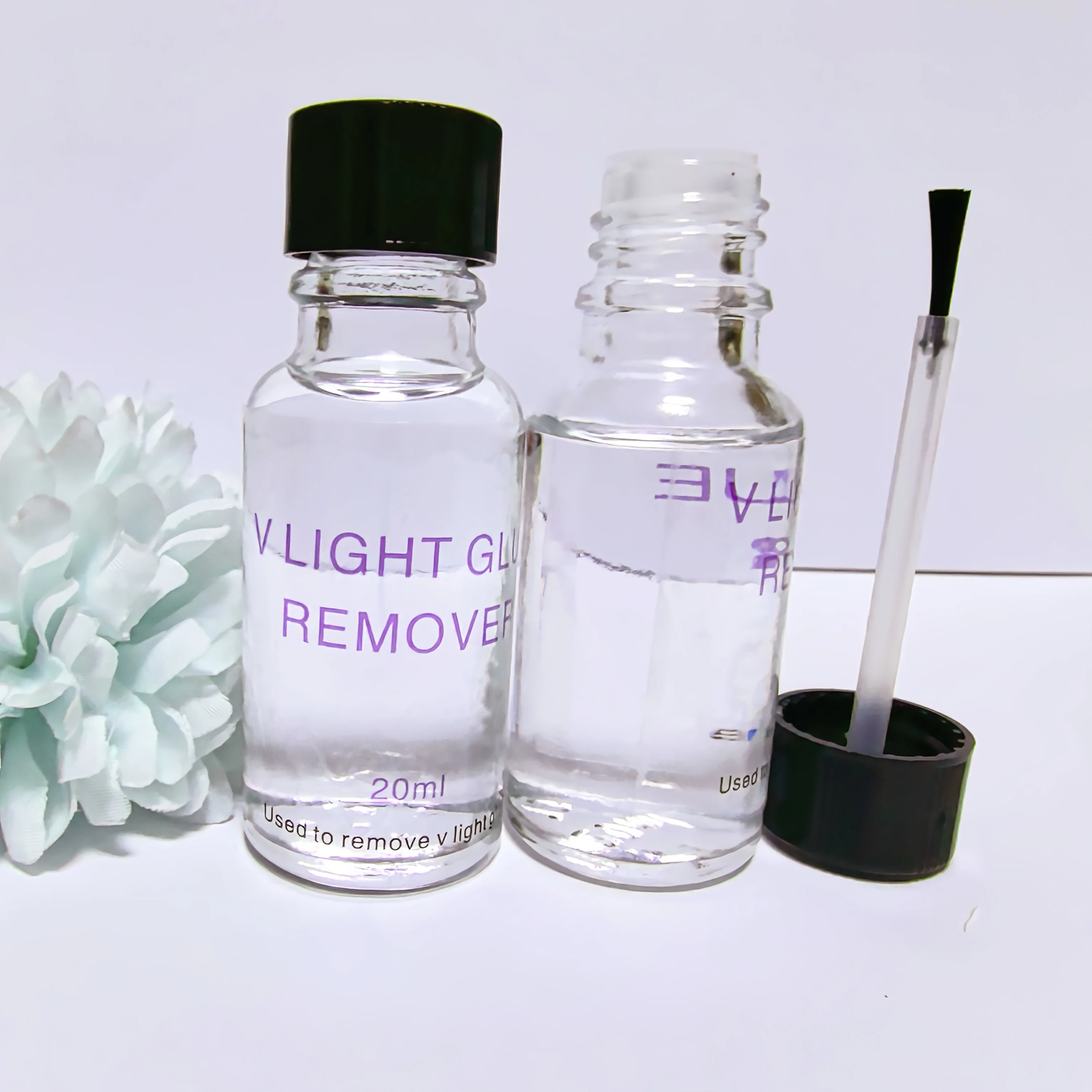 

V-Light Glue Remover 20g V Light remover solution 20ml V Light Technology glue solvent for Hair Extension