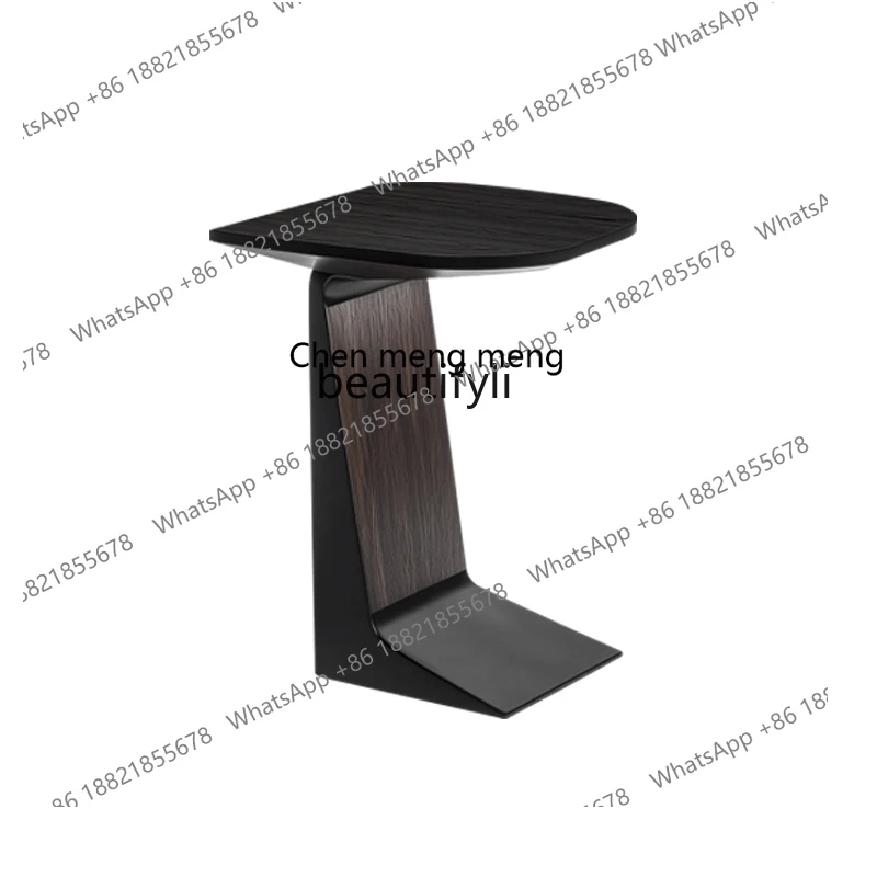 

Designer C-type minimalist solid wood edge table living room creative corner table bedroom bedside personalized table H H