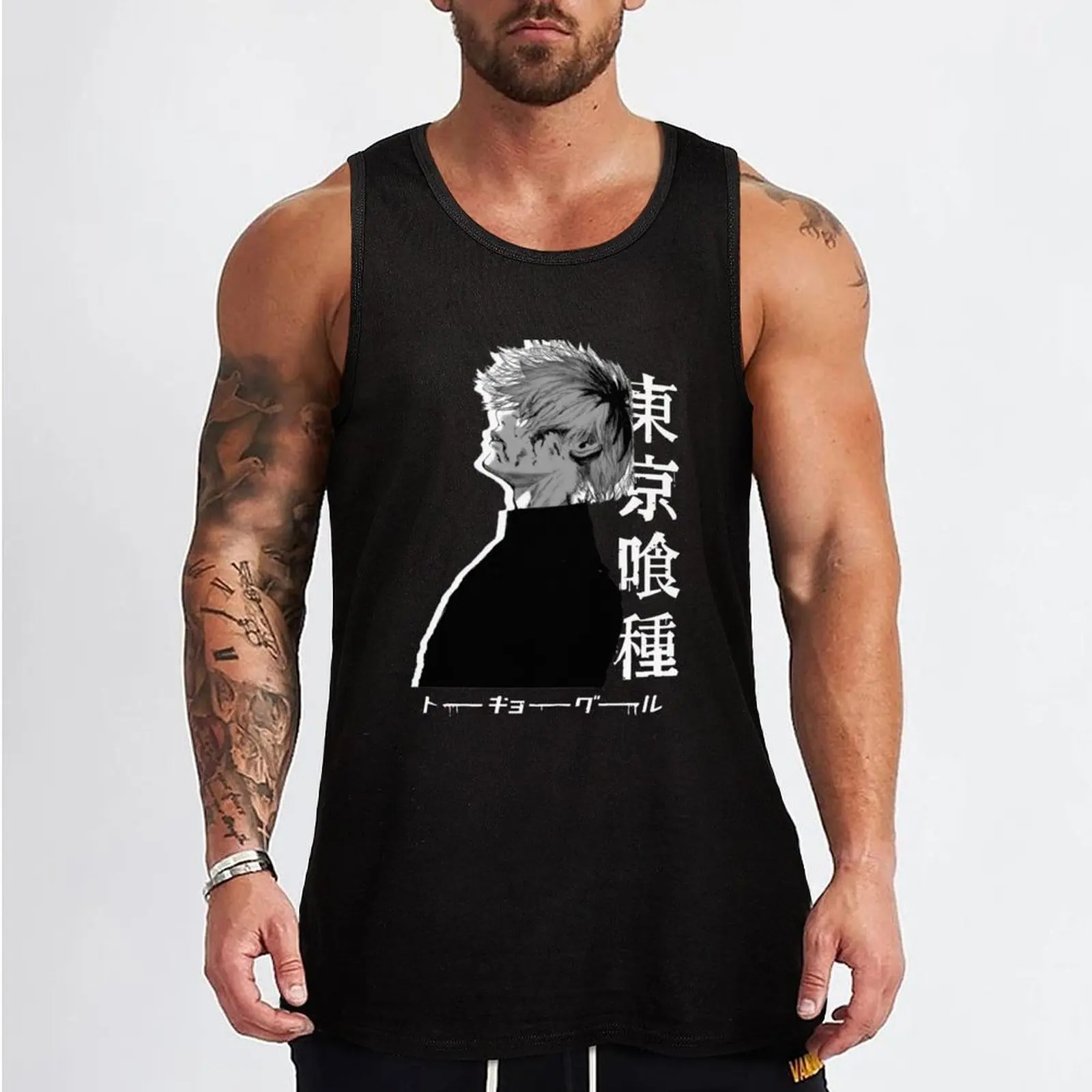 Kaneki Ken Classic Tank Top sports vest sports suits clothes for men