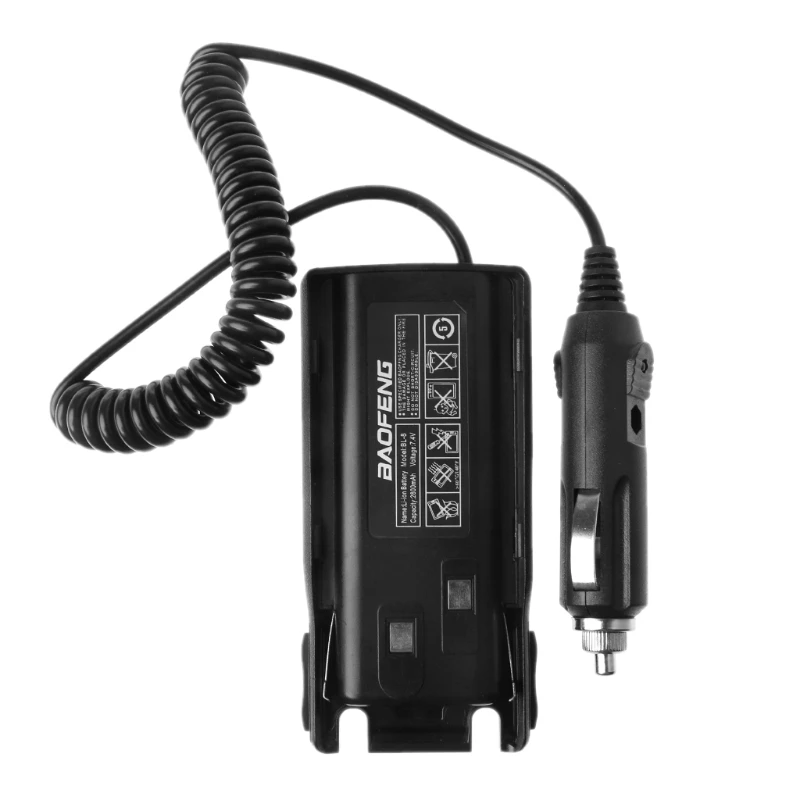 Q1W2 รถ แบตเตอรี่ Adapter สำหรับ UV-82 วิทยุ Walkie Talkie