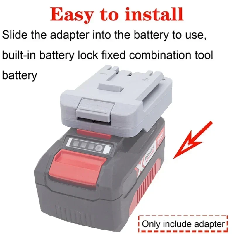 Imagem -03 - Conversor de Bateria para X-change Ozito 18v Bateria para Bosch 18v Li-ion Ferramenta Adaptador de Bateria Acessórios de Ferramenta Elétrica
