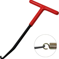 Exhaust Spring Puller Tool Snowmobile ATV Motorcycle Muffler Exhaust Stand Removal Tool T-Handle Type with Rubber Coating