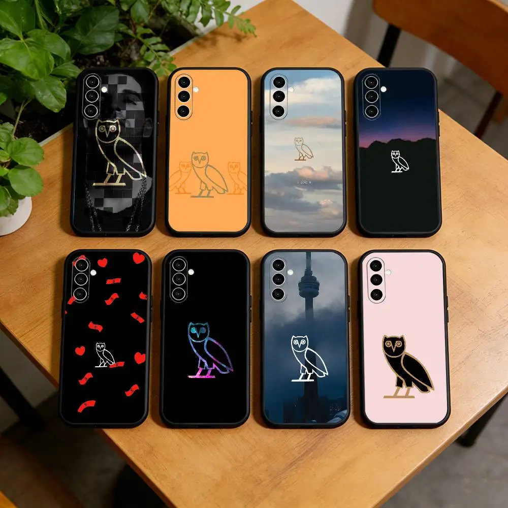 OWL-l D-Drake OvO   Phone Case For Samsung Galaxy A73,A72,A71,A70,A53,A52,A51,Soft Silicone Black Cover