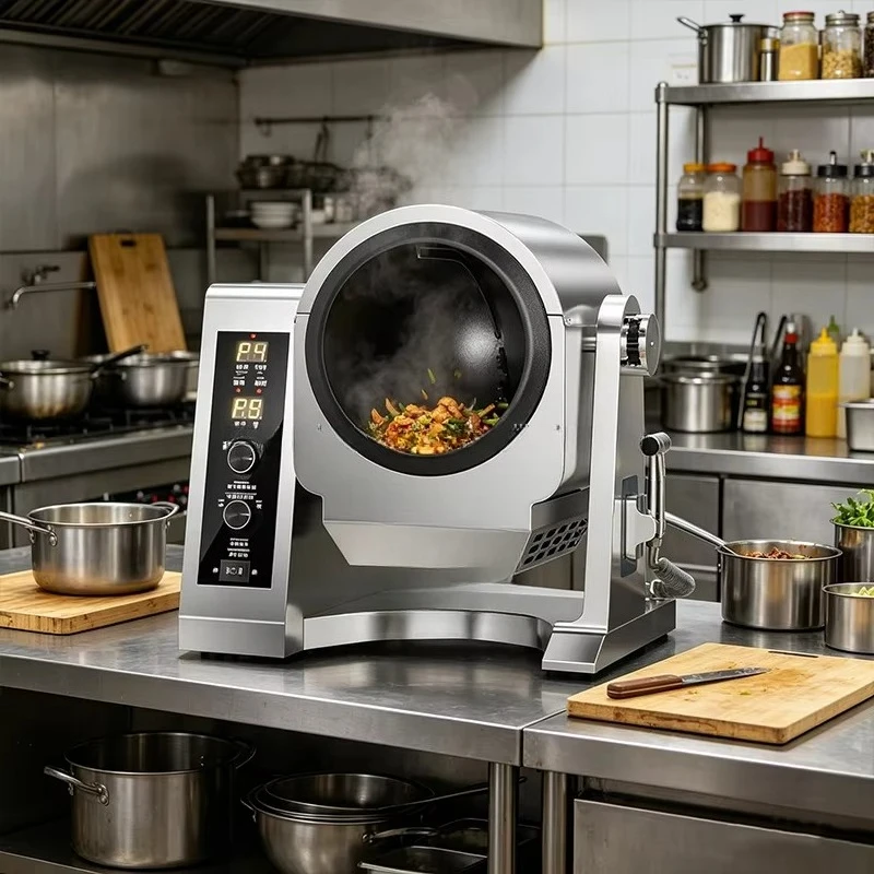 Factory Best-SellerIntelligent console automatic wok Multifunctional  wok, suitable for small catering industry