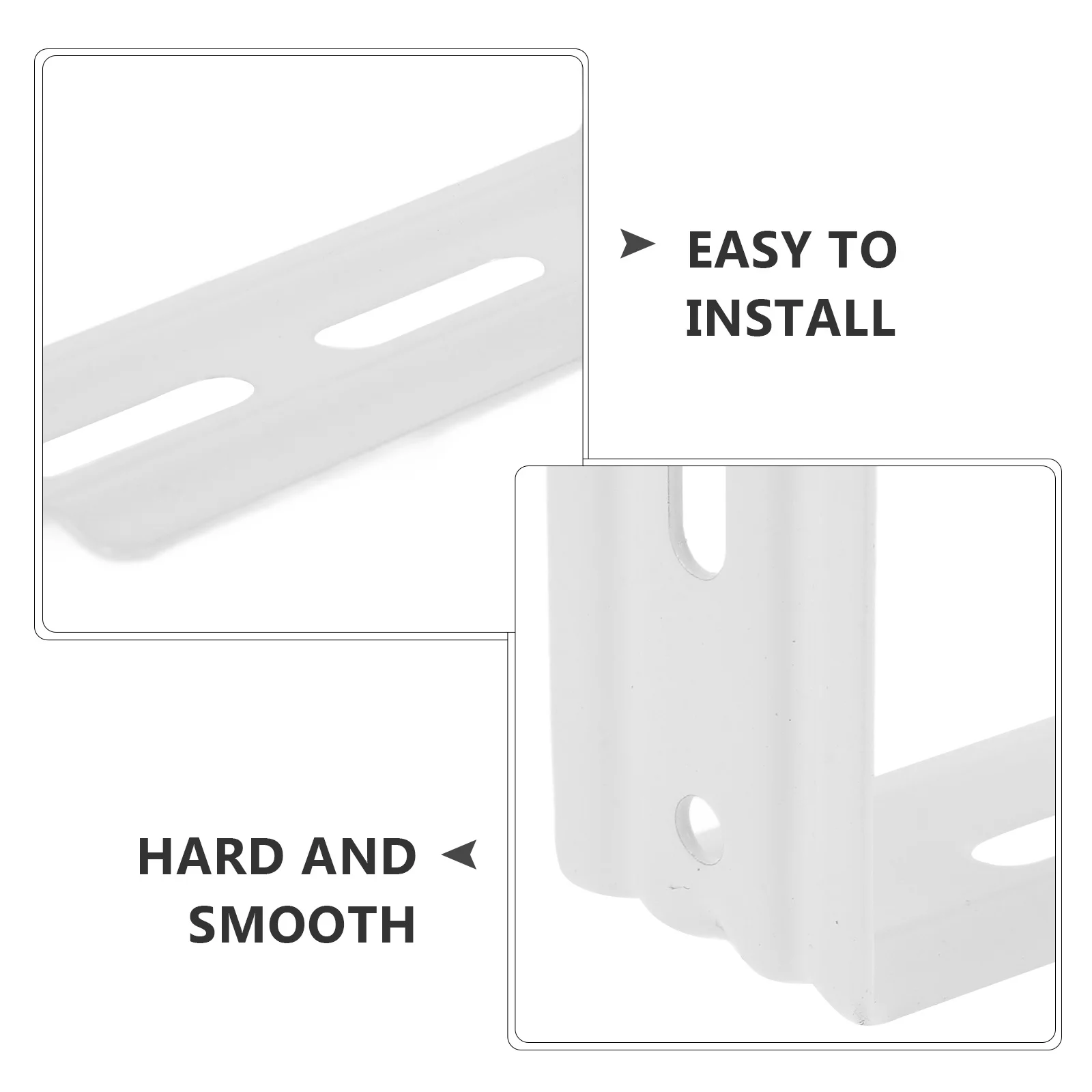 

10Pcs Blind L Bracket Metal Vertical Blind Accessory Iron Strong Clamping Force Elegant Design L Brackets