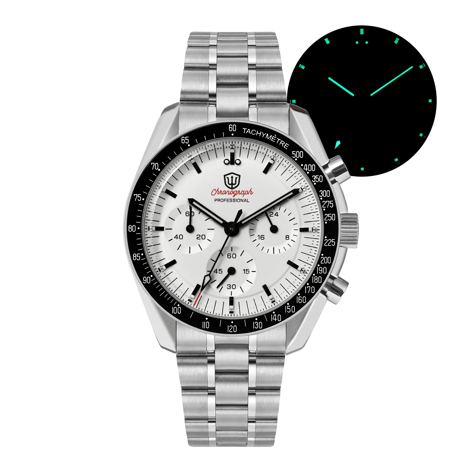 Watchdives WD1863 Quartz Watch VK63 Chronograph Movement Bubble