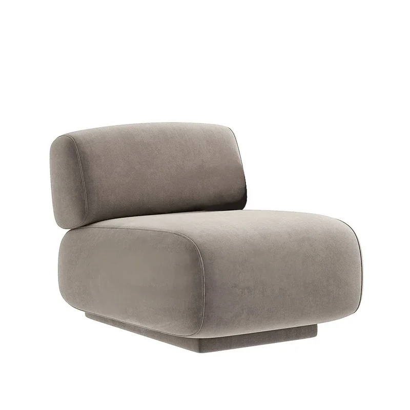 Modern Furniture Living Room Single Sofa Chair Teddy Fabric Lounge Armchair Nordic design velvet Accent Chair