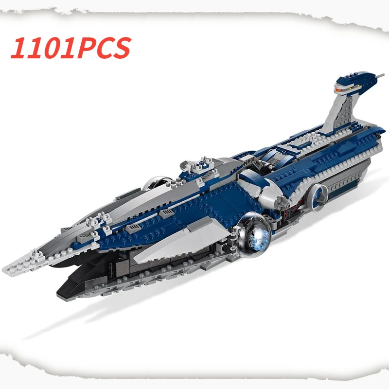 

NEW Star Plan MOC-9515 The Malevolence Fighter MOC Space Series Building Blocks Assemble Bricks DIY Model Kids Birthday Gift