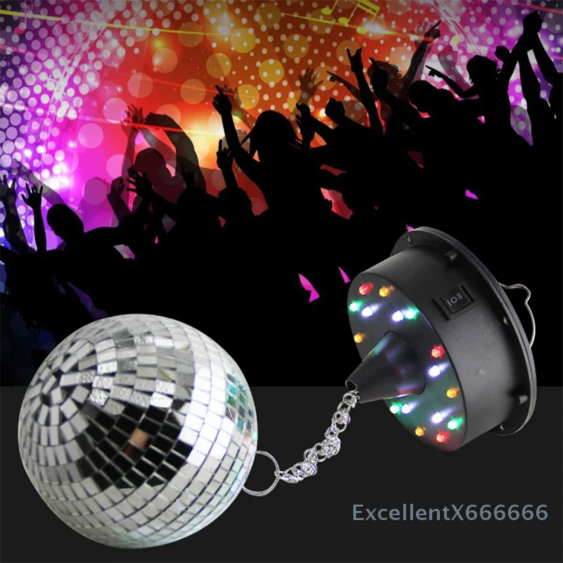 1-Pack DIY Decorative Disco Ball Rotating Motor, 5RPM Battery Operated Mirror Ball Motor Perfect for Christmas Party Supplies