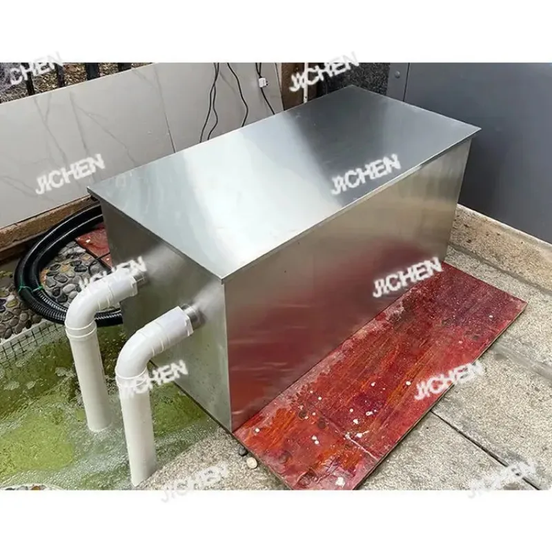 

Stainless steel integrated filter for water treatment, fish pond and koi filter