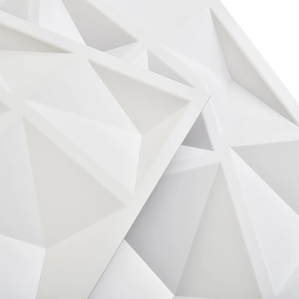 Decorative Wall Panels Diamond Plastic Tiles 1pcs/4pcs Cladding Covering DIY Interior Living Room PVC Background