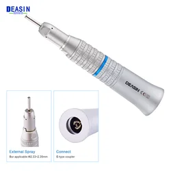 Dental 1:1 Surgical Straight Nose Cone Low Speed Handpiece with External Irrigation Pipe