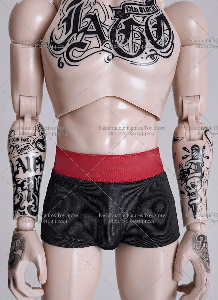 1/6 Herrenhöschen Slim Boxer Slim Unterhose Stretch Shorts Unterwäsche Zubehör für 12 Zoll männlicher Soldat Actionfigur Körper