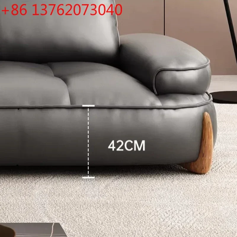 Canapé simple confortable pour la maison, canapé 3 places, canapé luxueux en cuir véritable, canapés et fauteuils pour salon, mobilier de salon
