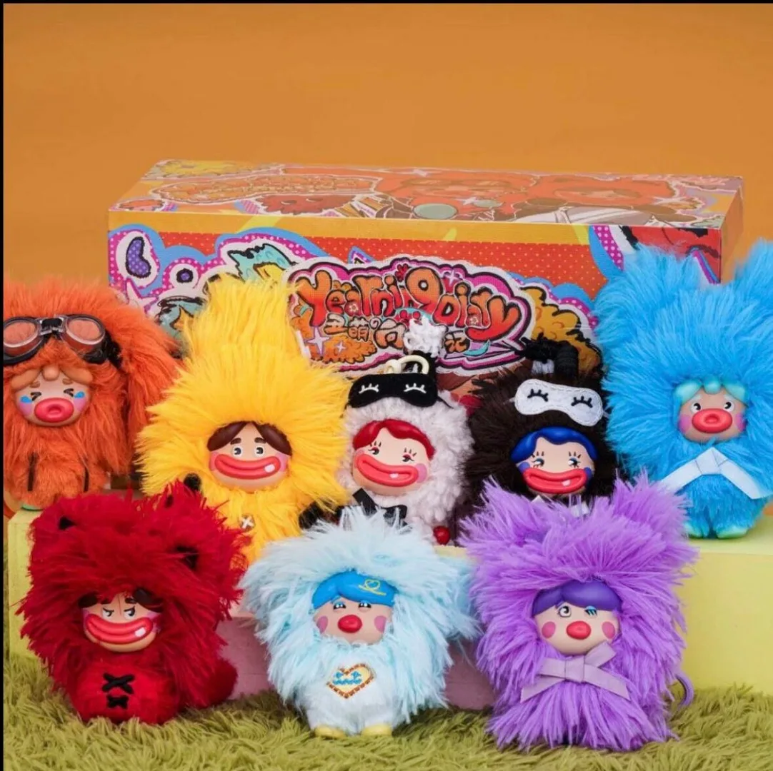 

Yearning Diary Blind Box Mystery Toys Sister Dolls Grotesque Model Funny Gifts Bag Pendant Trendy Play Collection Sausage Lips