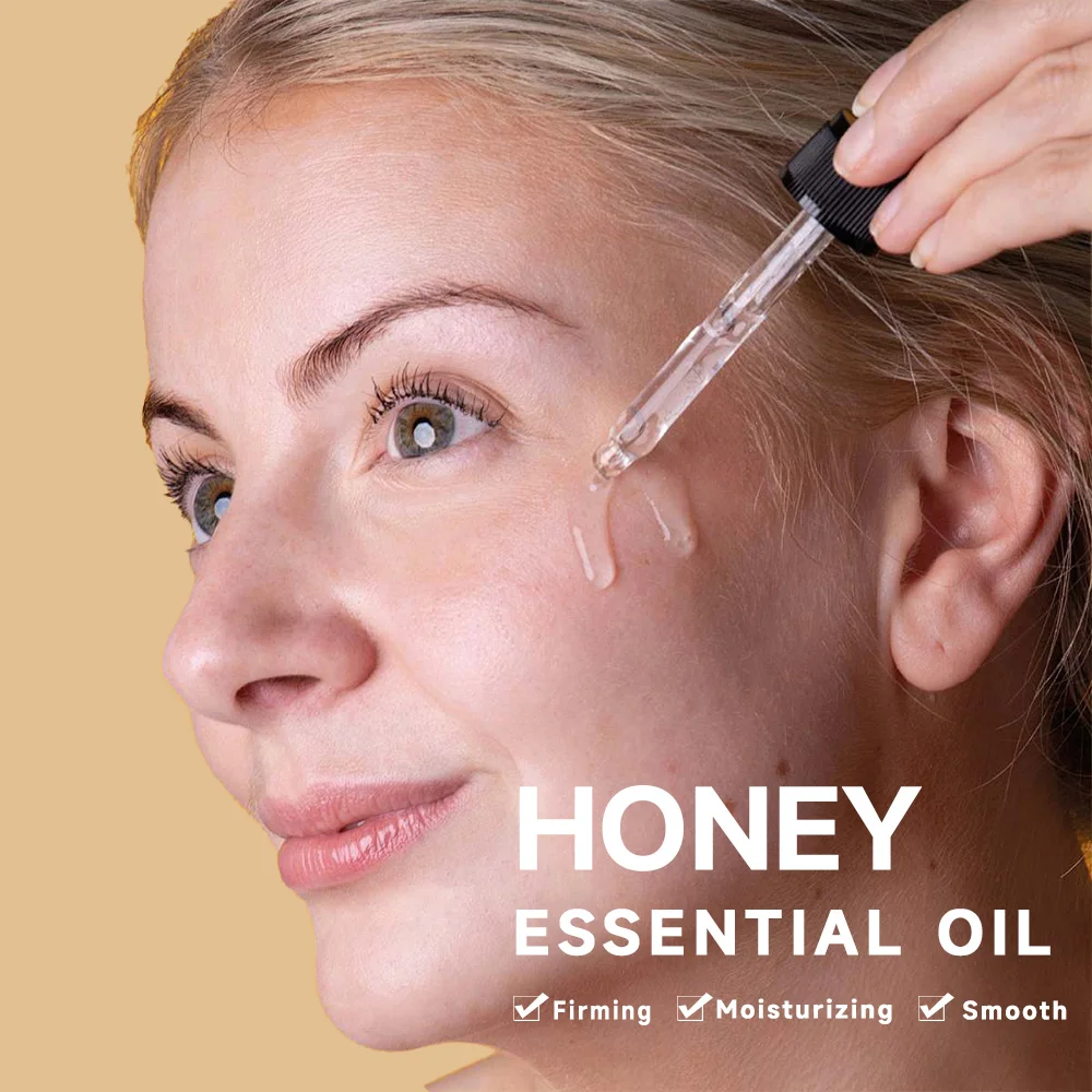 مجموعة الزيوت العطرية العسلية للناشر - مصل تدليك الوجه والجسم المرطب غير المخفف