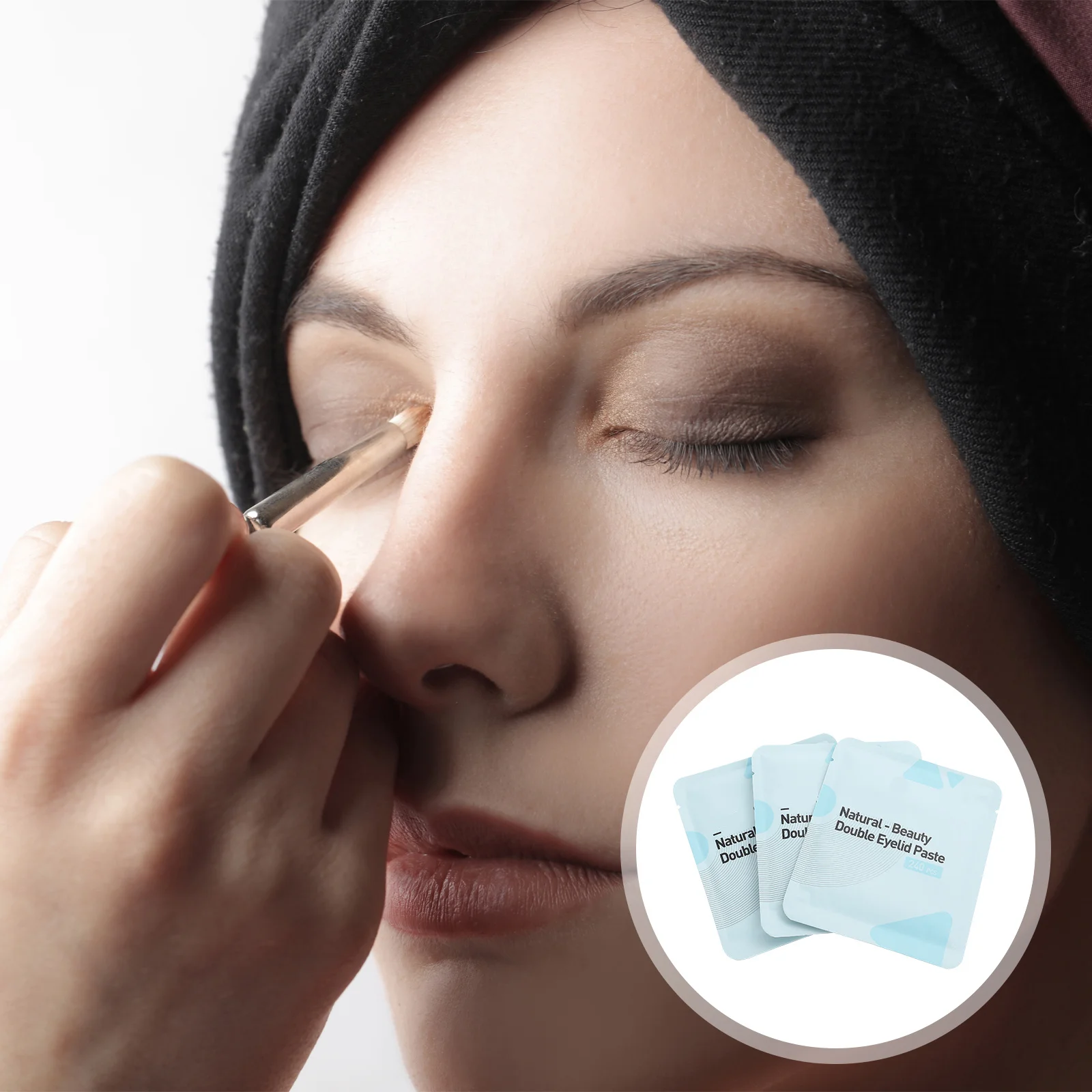 3Sets Double Eyelid Sticker Kit Invisible Textured Breathable Eye Lift Strips for Natural Deep Crease Makeup Tool Comfortable