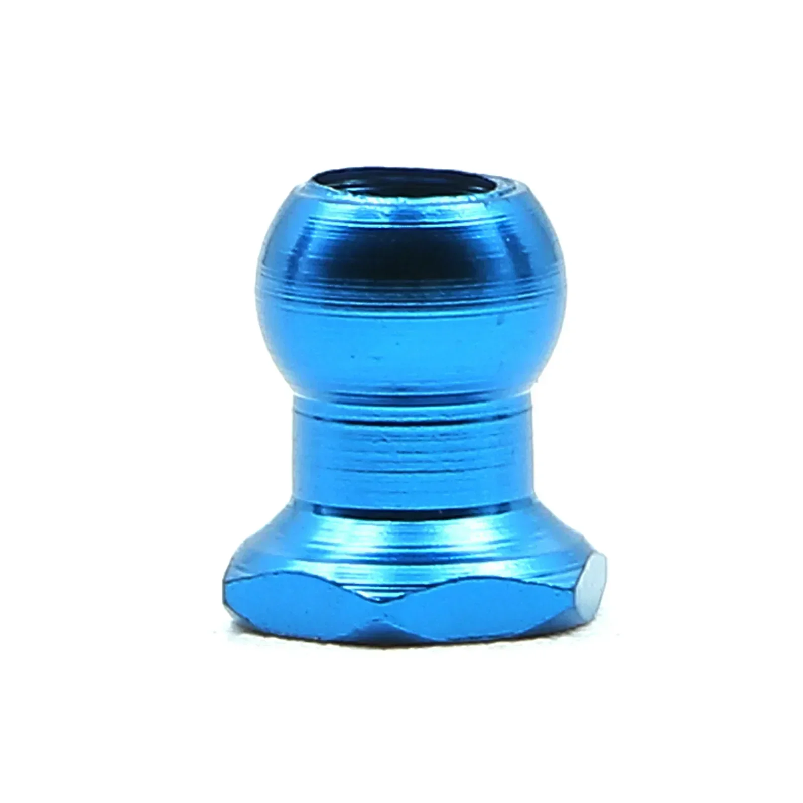 1/10 TAMIYA Accessories Series 5mm Aluminum Alloy Ball Nuts (blue/10 Pieces) 53640