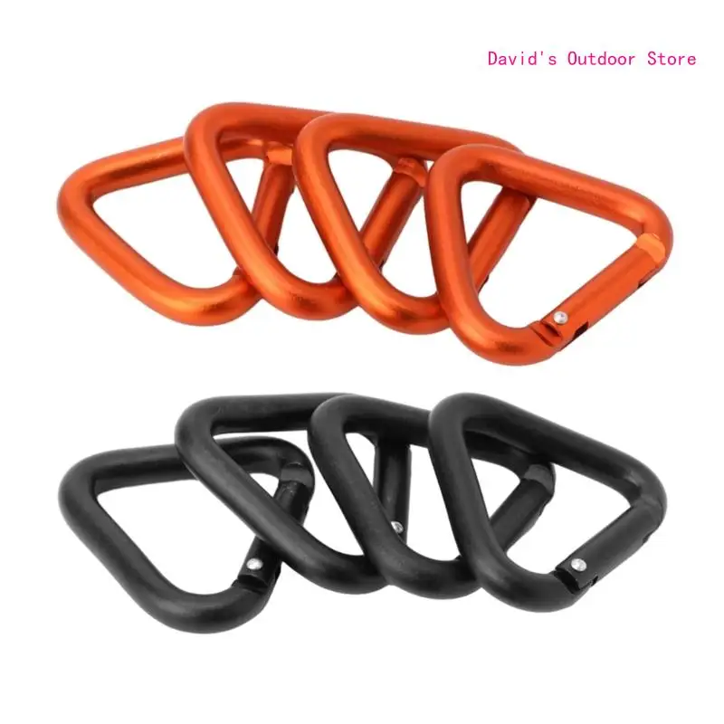 

Spring Locking Carabiner Hiking Clips Spring Lock Aluminum Alloy Carabiner X3UA