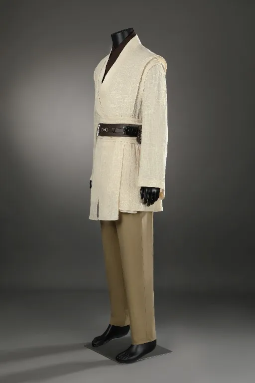 Jedi Obi-Wan Kenobi Cosplay Costume Robe Cloak Full Set Clothing Disguise Halloween Carnival Part Suit