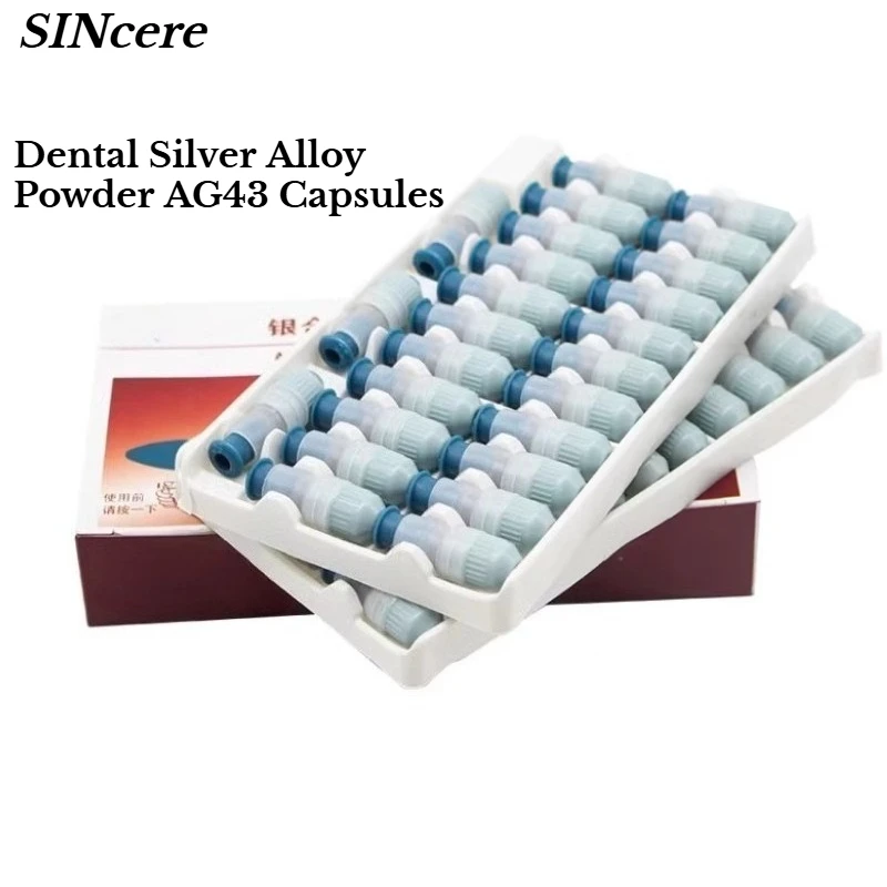 materiale-di-riempimento-dentale-della-capsula-per-capsule-ag43-in-polvere-in-lega-d'argento-dentale